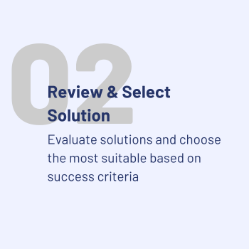 Step 2: Review & Select Solution
