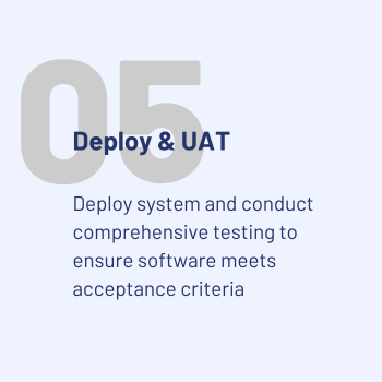 Step 5: Deploy & UAT